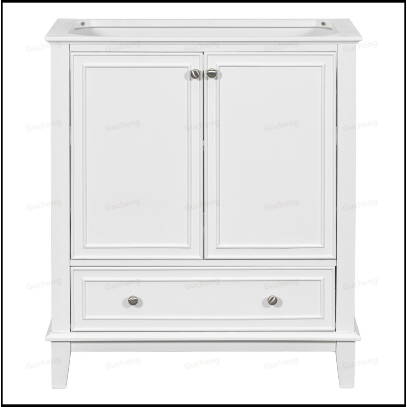 Base de meuble-lavabo 30 po seulement, Blanc