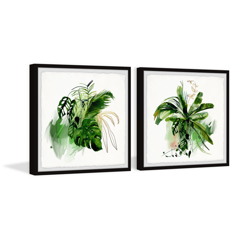 Grow In Grace - ensemble de 2 peintures encadrées