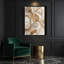 Aquarelle abstraite, art mural sur toile beige-1237140225