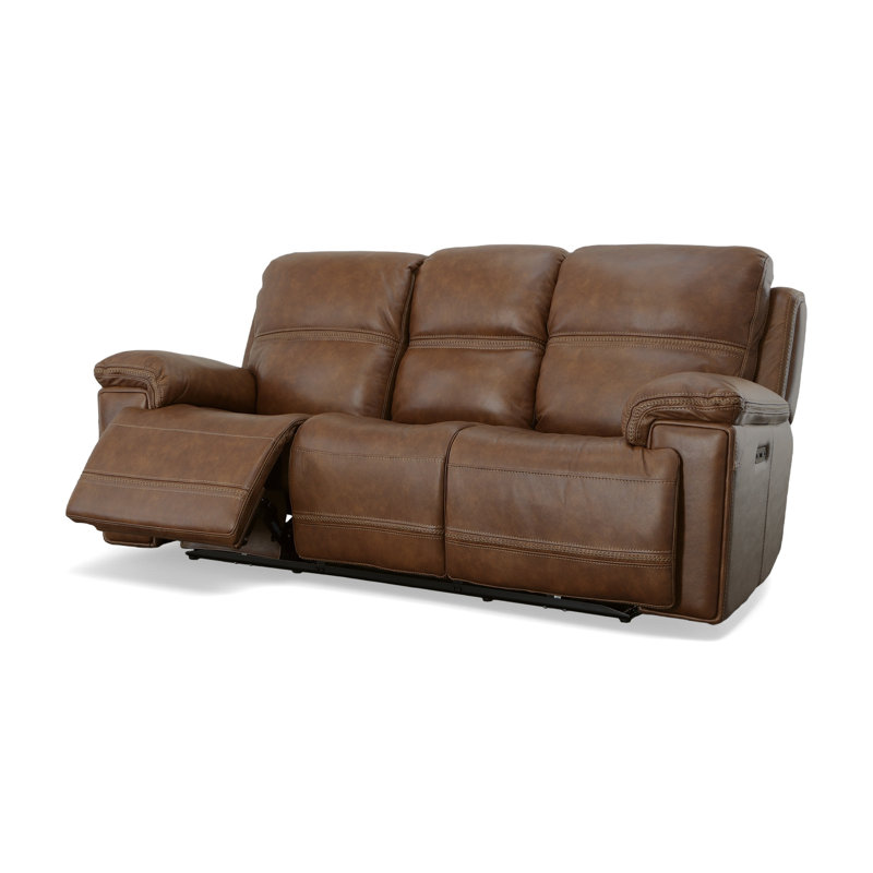 Canapé inclinable électrique avec appuie-tête électriques Fenwick, Brun