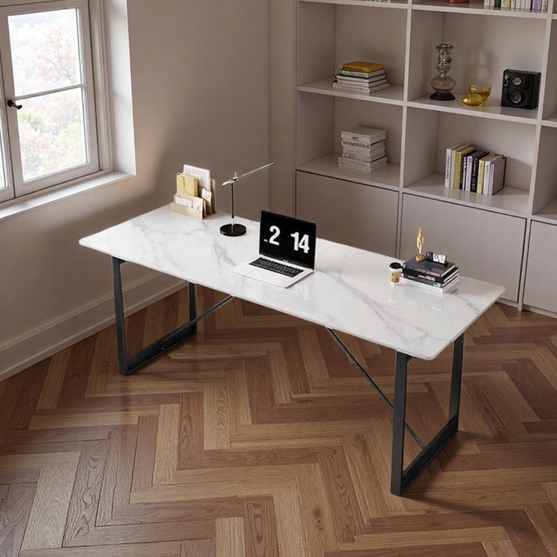 Bureau d'écriture Modern Light, H 29,52 po x l 70,86 po x P 27,55 po, Noir