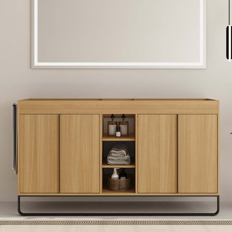 Base de meuble-lavabo double 60 po Barton
