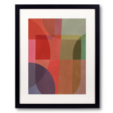 Overlapping And Transparent Parts Print by Angel Estevez