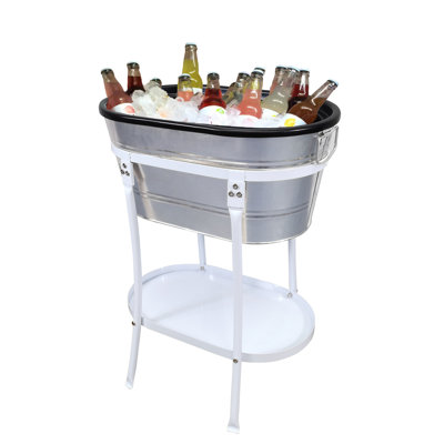 Kayllum Beverage Tub with Bucket Stand