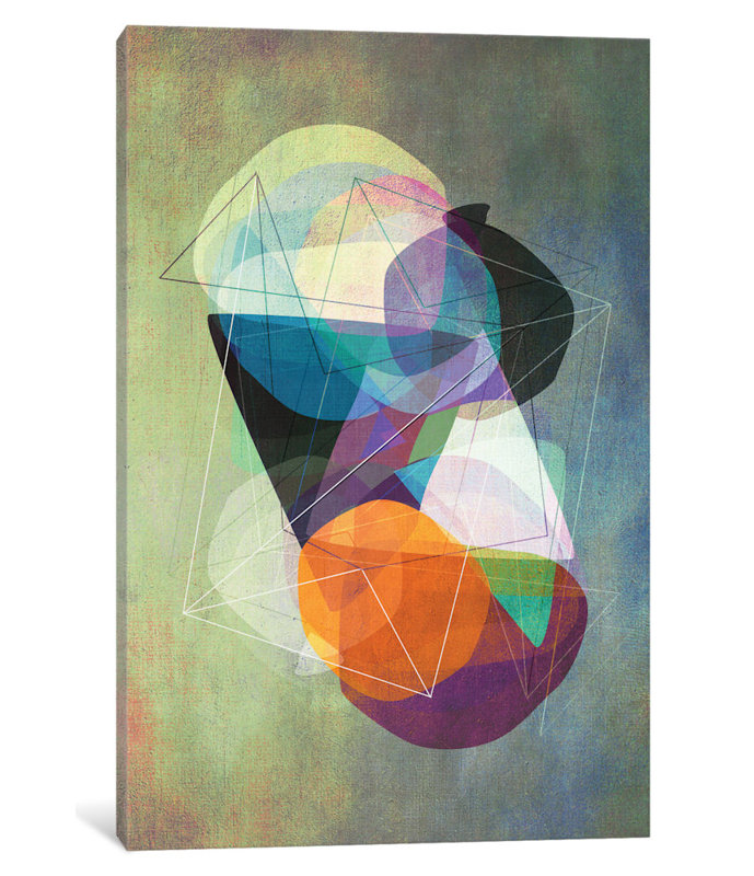 Impression graphique sur toile CXVII.Z par Mareike Böhmer, H 40 po x l 26 po x P 1,5 po
