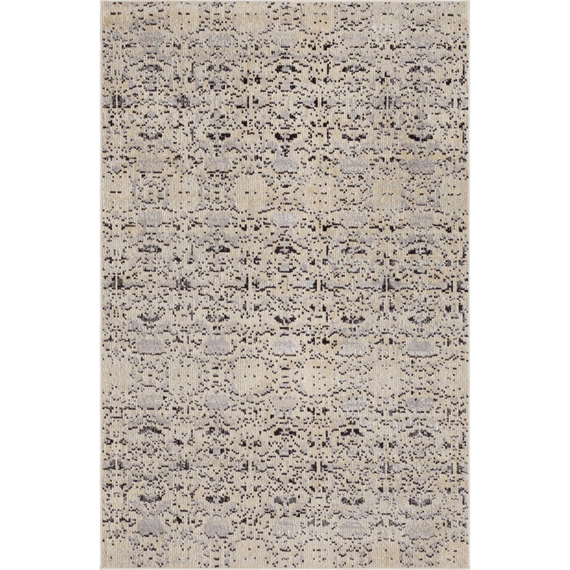 Abstract Indoor Rug, Rectangle 4'1" x 6'1"