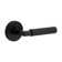 Viaggio Circolo Hammered Rosette Passage With Contempo Smooth Lever In Satin Nickel