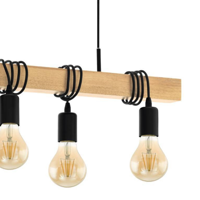 Collinward 4 - Light Black Kitchen Island Pendant