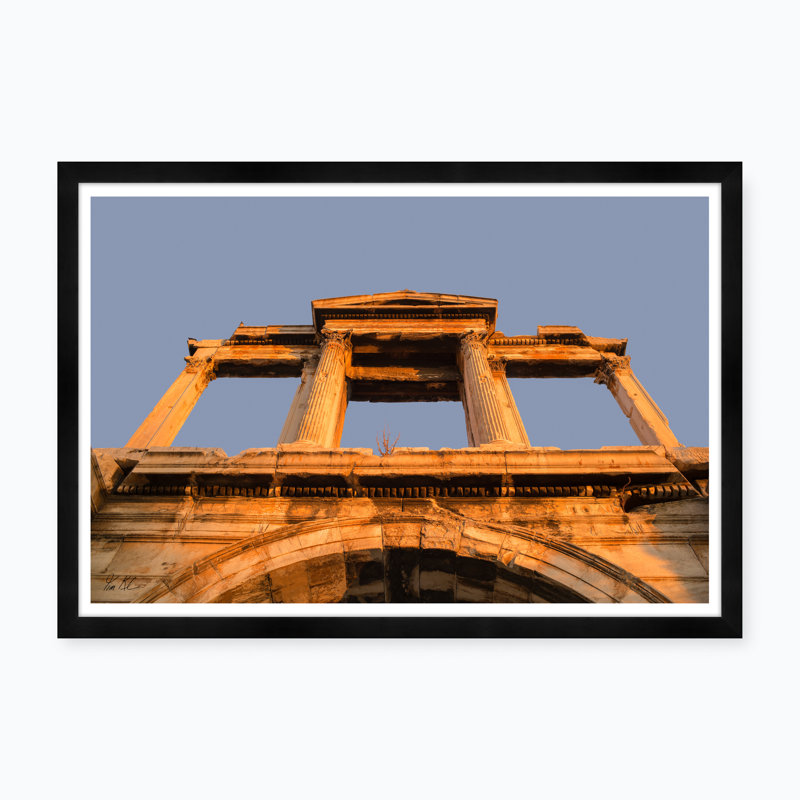 Arch Of Hadrian Sunrise II Print by Tim Klein