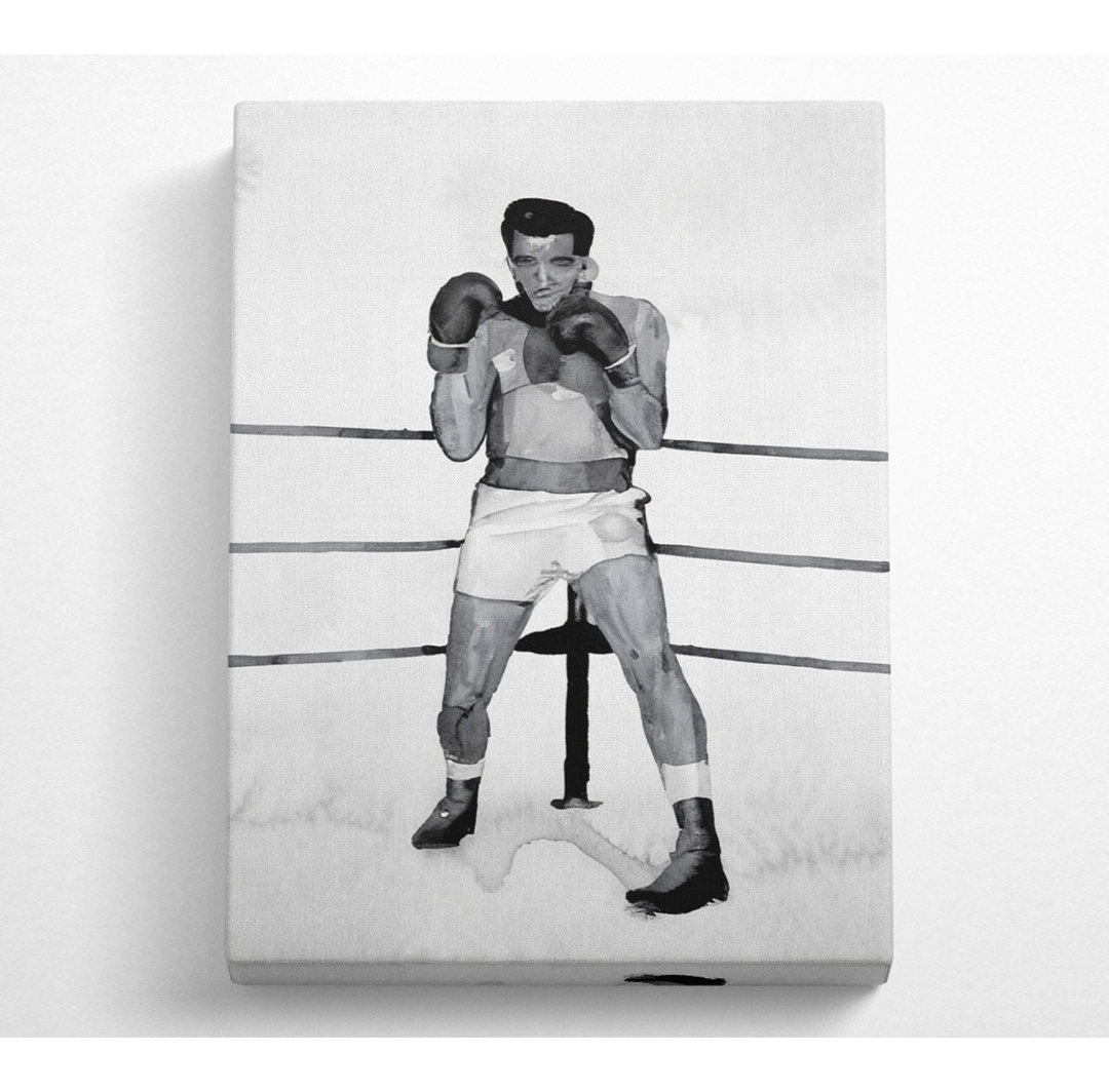 Elvis Presley Boxing Kid - Kunstdrucke auf Leinwand