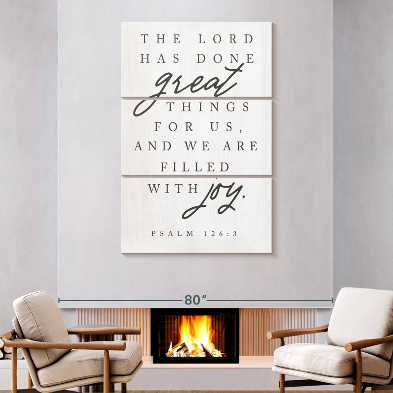 Tergel The Lord Has Done Great, 74" H x 48" W