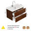 Meuble-lavabo flottant 32 po Modern Elegance-1437717463