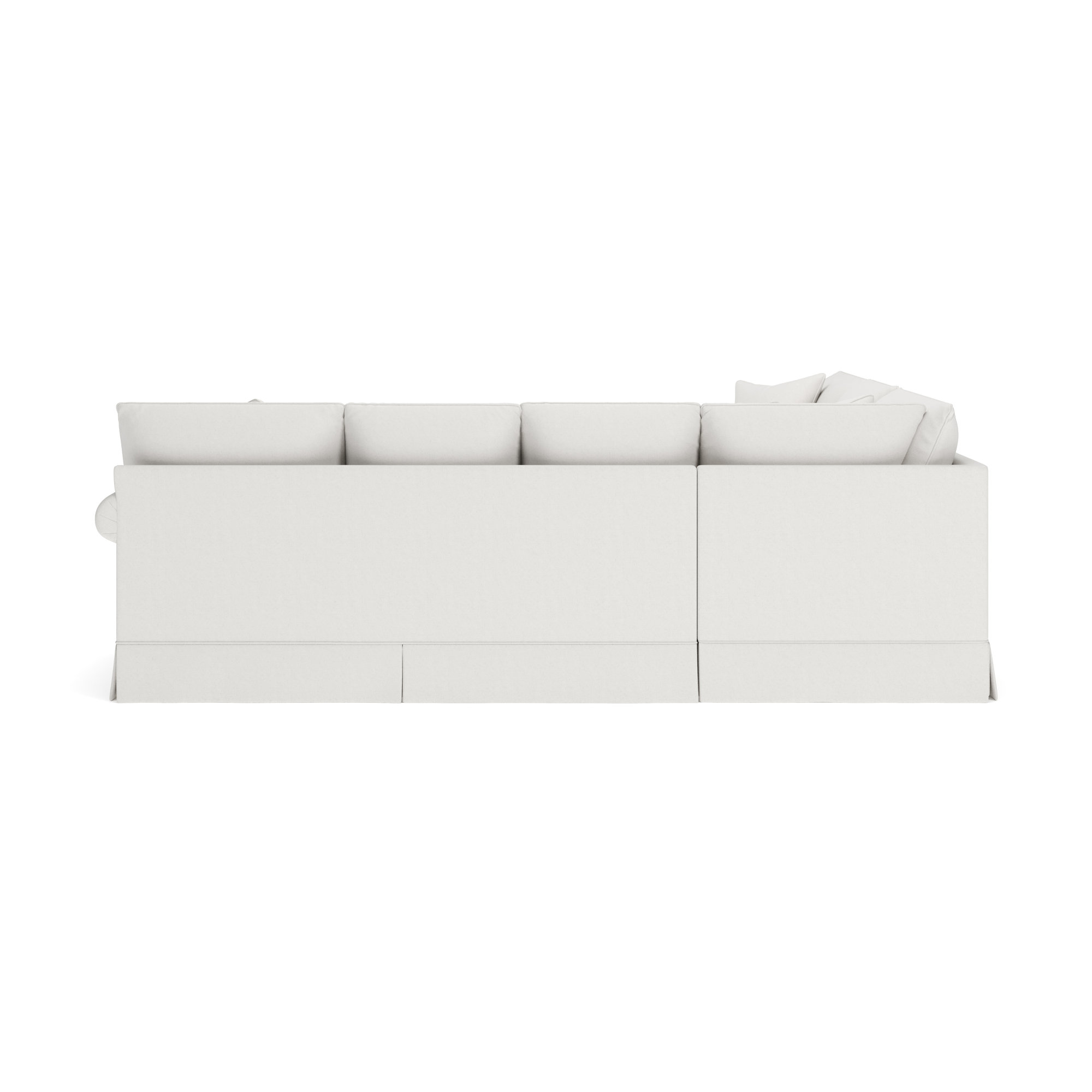 Friedman Upholstered L-Sectional, Left Hand Facing, Macarena Beige