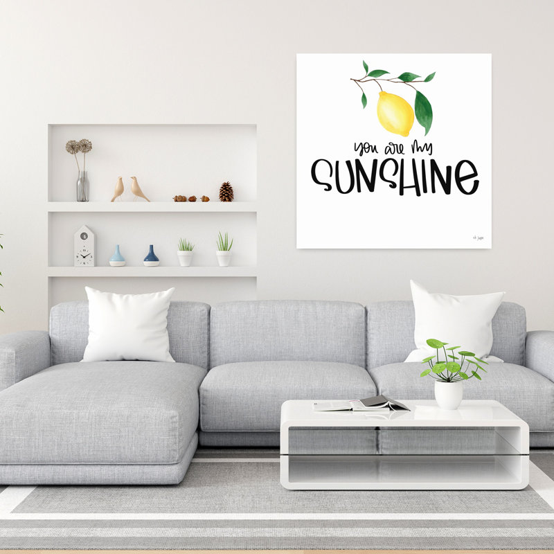 You Are My Sunshine, art contemporain, H 36 po x l 36 po