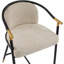 Tabouret de comptoir rembourré avec structure en métal (ensemble de 2)-456749593