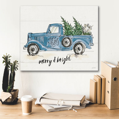 Epic Graffiti 'Modern Farmhouse 8 Merry Blue' by Anne Tavoletti Canvas Wall Art