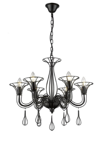 Ranger 6 - Light Candle Style Chandelier