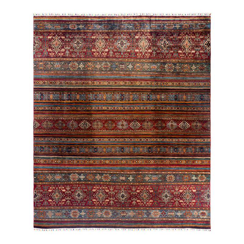 One-of-a-Kind Rectangle 8'4" X 9'10" Hand Knotted Area Rug