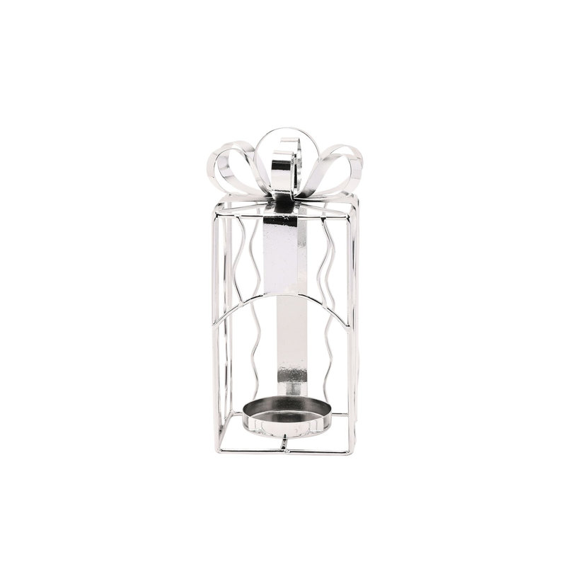 Metal Tabletop Tealight Holder, 22 cm H x 9 cm W x 9 cm D