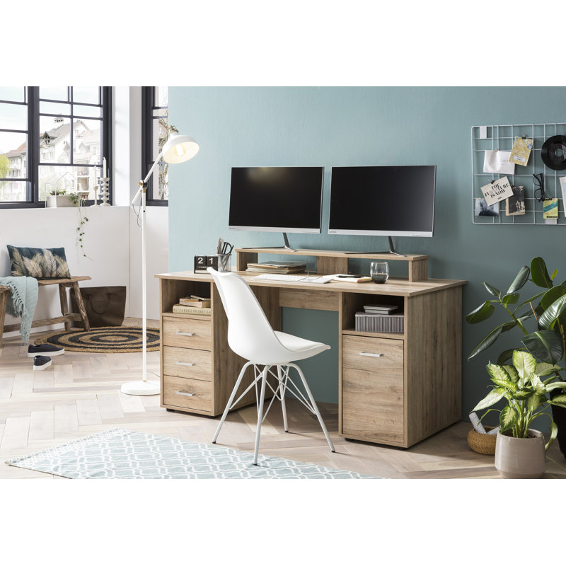 Floydia Writing Desk, Wild Oak