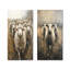 Minimalisme moutons Woolly Wanderers I - animaux, collection d'art mural 2 panneaux-1284429466-1284429456