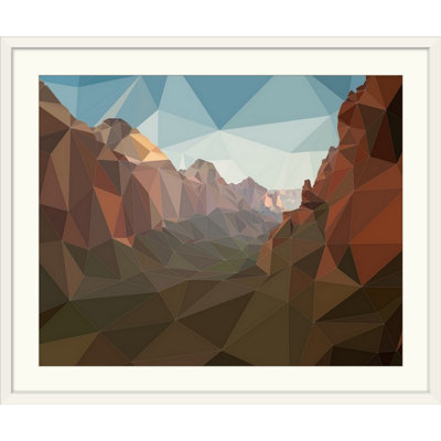 " Zion National Park - Low-Poly Art "