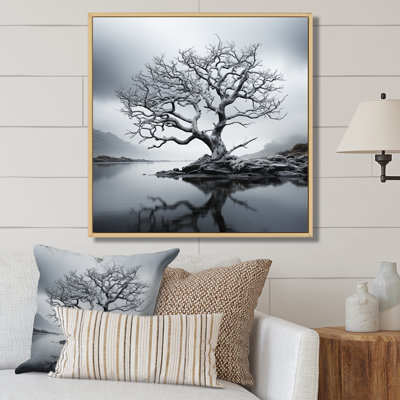 " Stormy Grays Tree Emotions "
