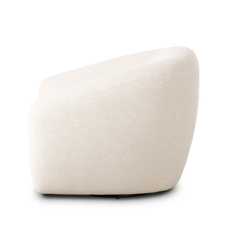 Chantal Swivel Club Chair, Crypton Nomad Snow