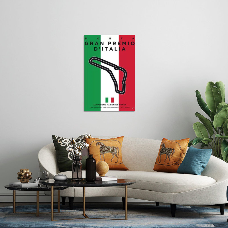 «Monza» par Chungkong, H 32 po x l 24 po x P 0,25 po