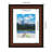 Ashantae Cherry Wood Picture Frame with Mat-213364303