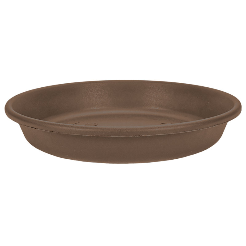 Pot Planter, 3" H x 21" W x 21" D, Brown