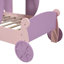 Mauve et rose, lit de transport, couronne, taille simple, plateforme en bois de haute qualité, structure robuste de 350 lb, 10 lattes-323760559