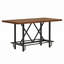 Table de salle à manger à hauteur de comptoir avec repose-pieds en métal Bochini L 62,99 x l 31,49-1306693140