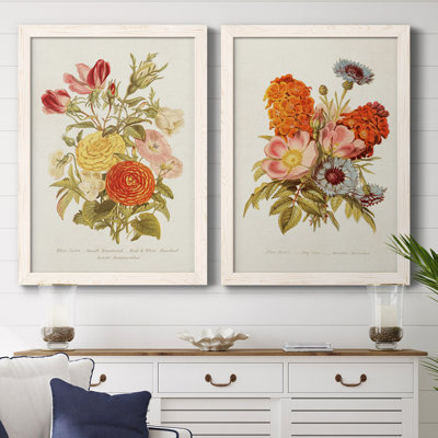 Antique Floral Bouquet I, toile de qualité supérieure - prête à être accrochée