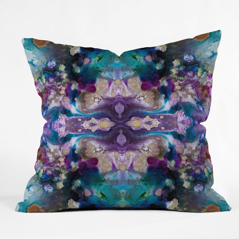 Crystal Schrader Ocean Depths Throw Pillow, 16" x 16"
