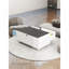 Table basse de style moderne avec affichage à DEL et couleur blanche-1515004628