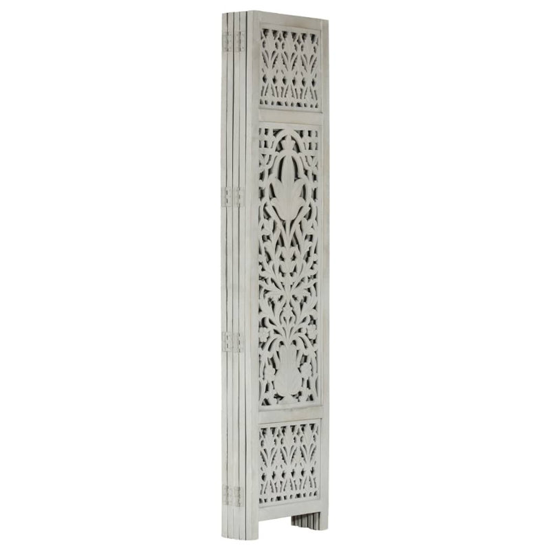 Blondell 165cm H Folding Room Divider, Grey, 5