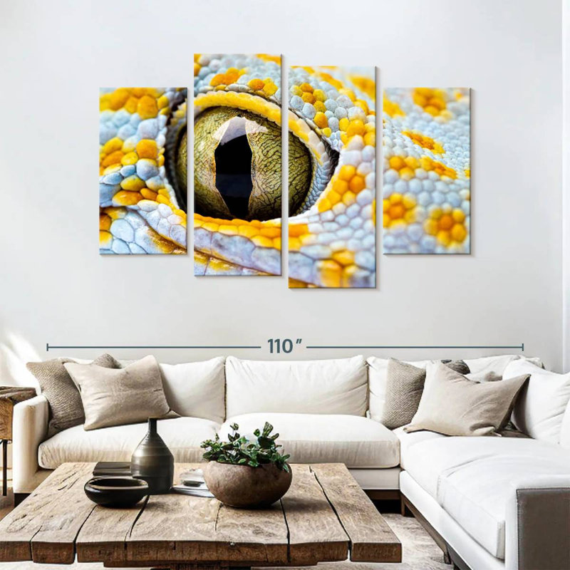 Brampt Gecko Eye, 54" H x 84" W