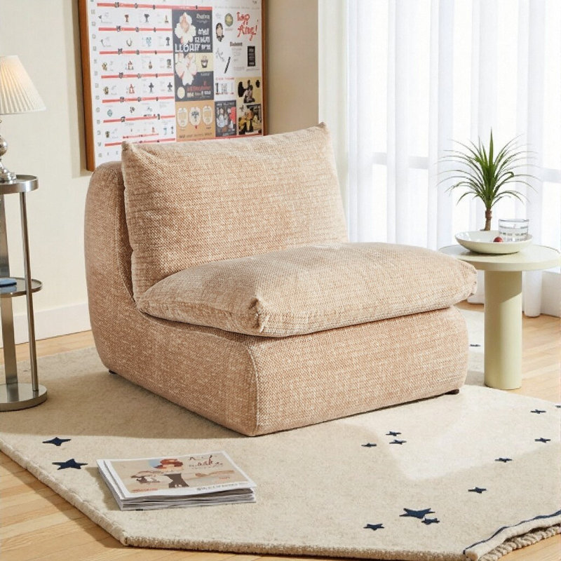 Canapé de sol ergonomique en mousse à mémoire de forme - Confort enveloppant avec un tissu de qualité supérieure et aucun assemblage requis?