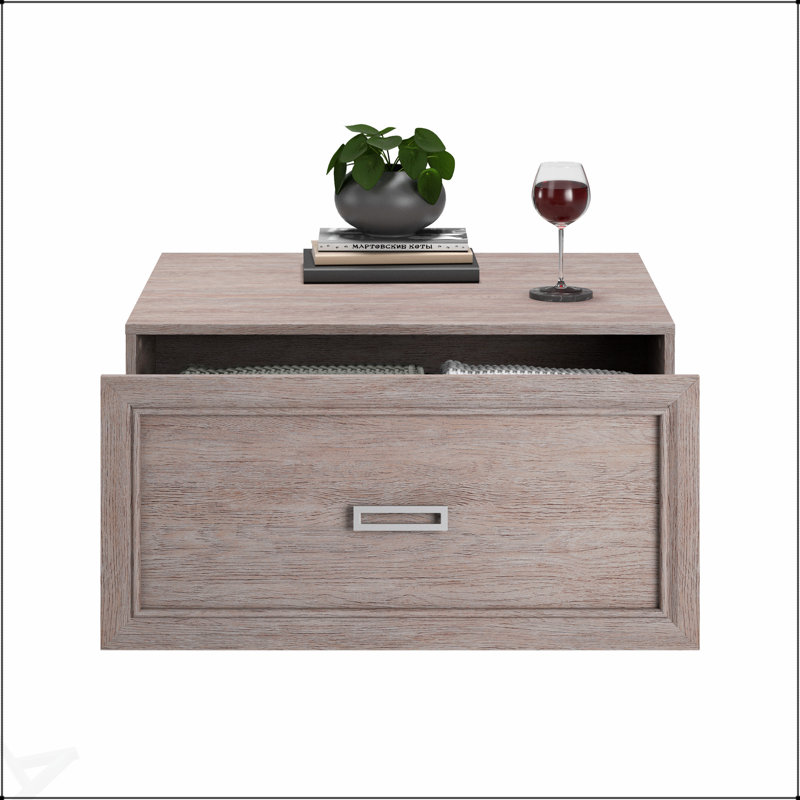 Table basse moderne minimaliste avec tiroir spacieux et tablette ouverte, parfaite pour les espaces de vie organisés.