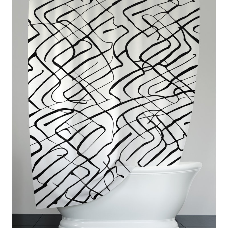 Rideau de douche Clauzell, H 83 po x l 70 po