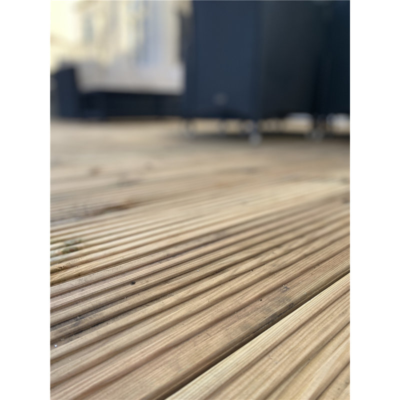 Marlborough Interlocking Deck in Brown, 420cm x 190.56cm