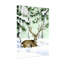 Ensemble de 3 reproductions d'art sur toile, "Christmas Winter Deer In Snowy Forest Scene"-961924600