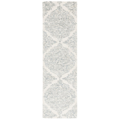 Martha Stewart 300 Hand Tufted Wool Damask Rug
