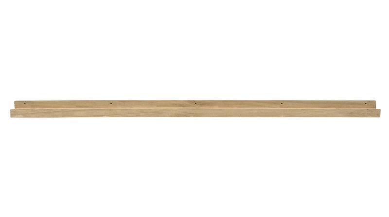 Morehouse Wood Floating Shelf, 6cm H x 170cm W x 10cm D