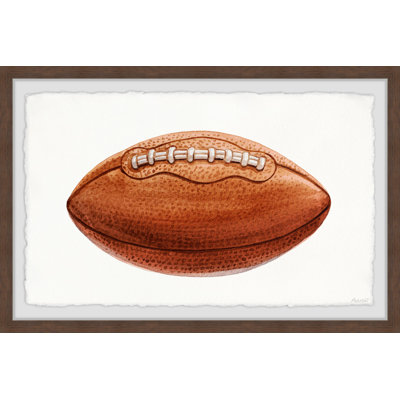 McKibbens Throw a Football Framed Print