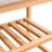 Natural Solid Wood Shoe Bench, Beech Wood Storage Rack Organizer With High Rebound Sponge Cushion-121342368-121342367