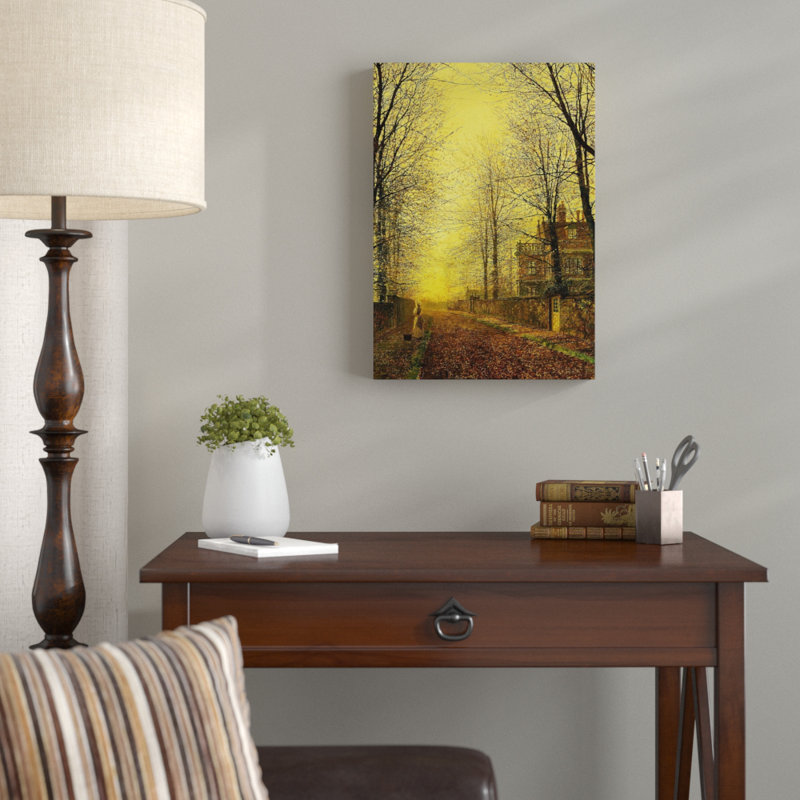 John Atkinson Grimshaw - Wrapped Canvas Painting, 76cm H x 50cm W