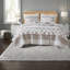 Ensemble de literie en coton, couette réversible de style médaillon, pour lit King ou Cal King