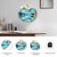«Mountain Lake», horloge murale en verre-1524292736